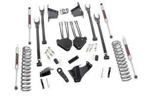 05-07 Ford F-250/F-350 Super Duty 4WD 8 Inch Lift Kit | 4 Link | Rear Blocks - Rough Country