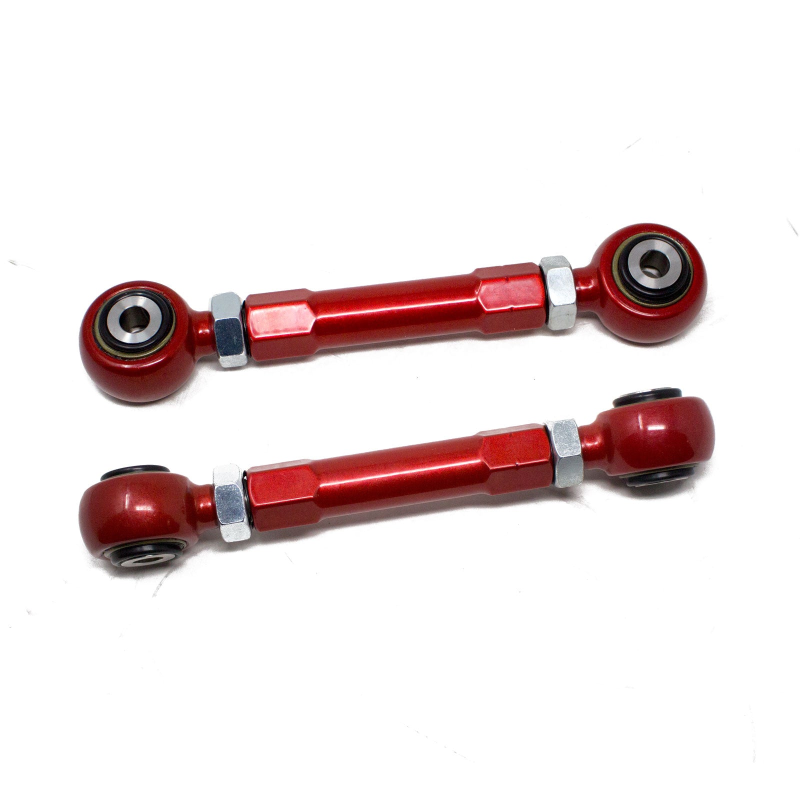 Red toe arm for the Focus 2008 to 2018 Adjust rear toe adjustments for lowered Ford Focus