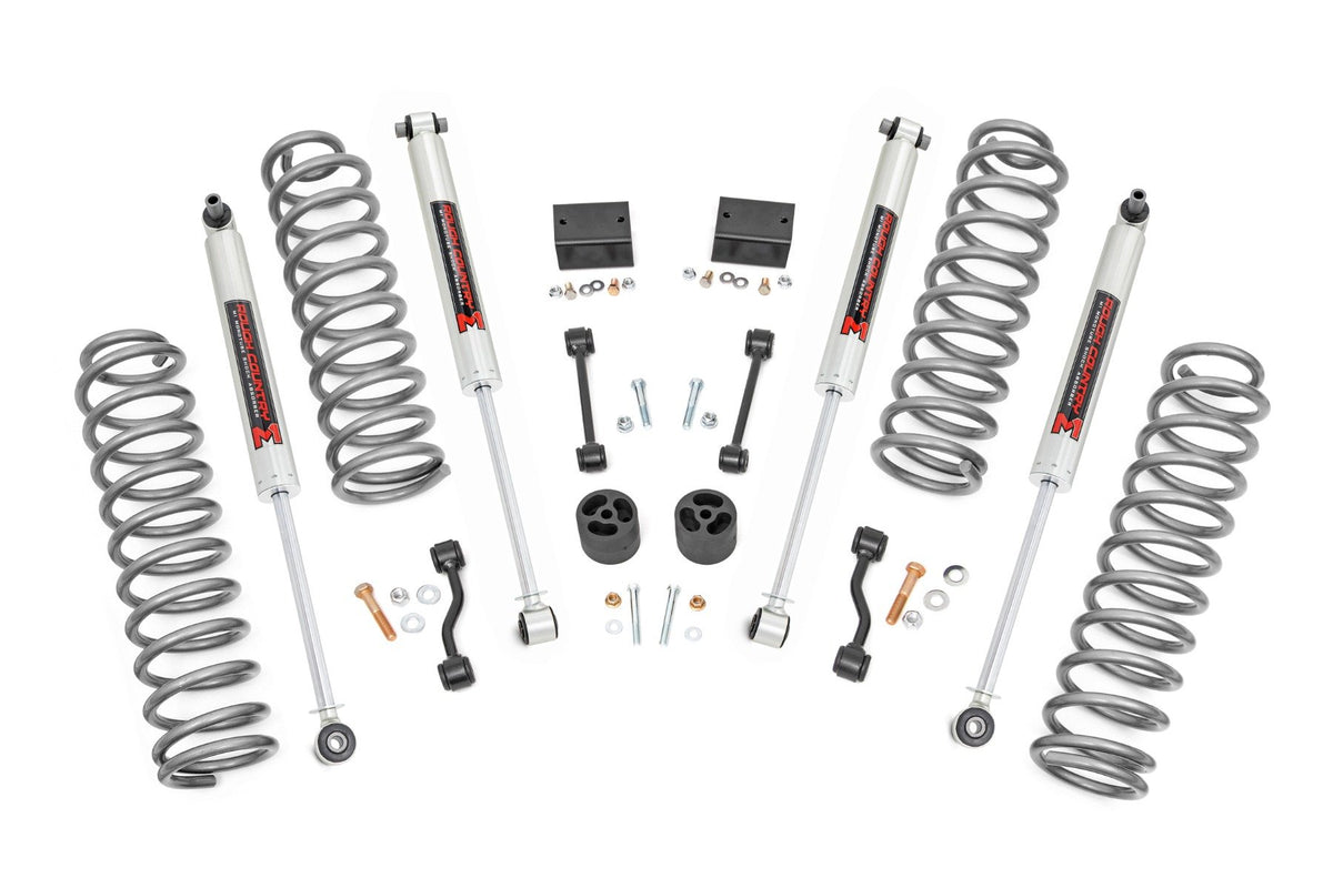 18-23 Jeep Wrangler Unlimited 4WD 2.5 Inch Lift Kit | Coils - Rough Country