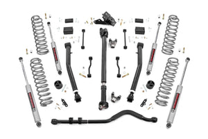 24-26 Jeep Wrangler JL 4WD 3.5 Inch Lift Kit | Adj Lower | FR D/S - Rough Country