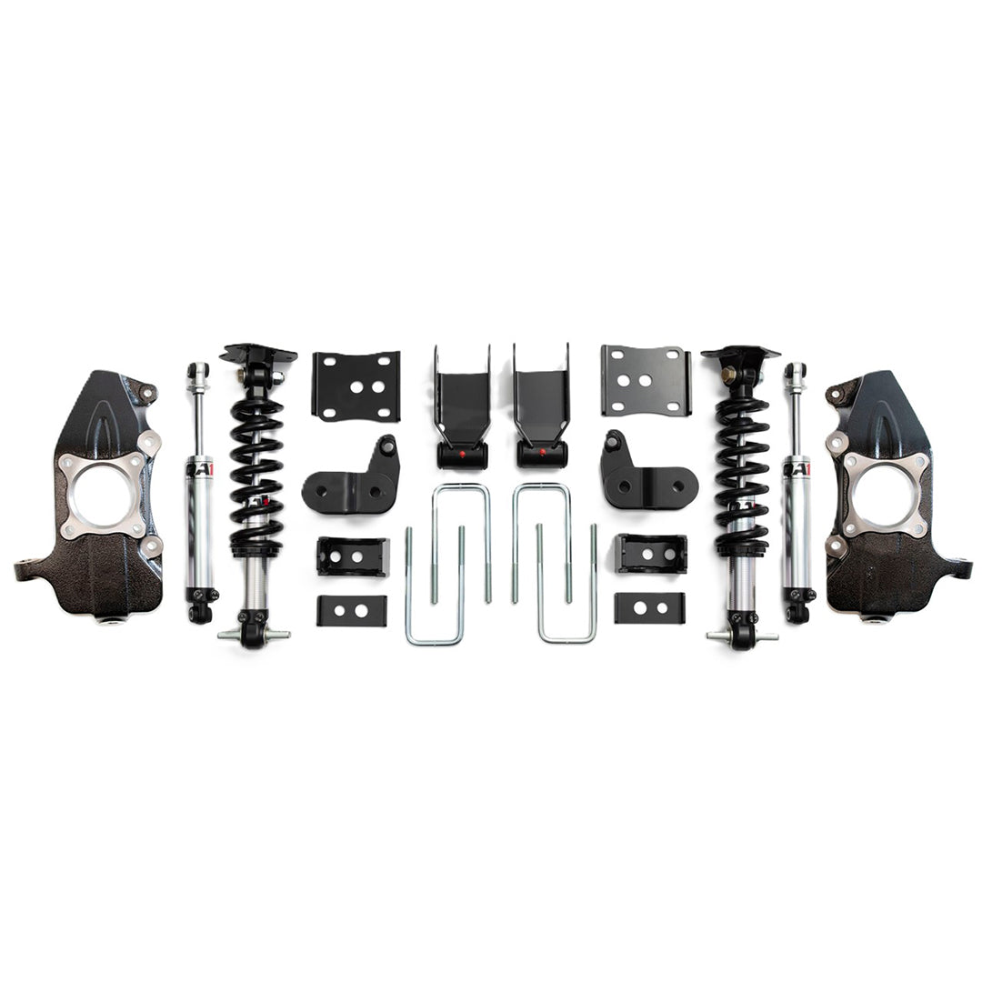 QA1 3/5 Drop F150 4WD | 2021-2026 Ford F-150 - 5"/5" Drop, Double Adjustable, W/ Spindles, 4WD, W/ Spindles