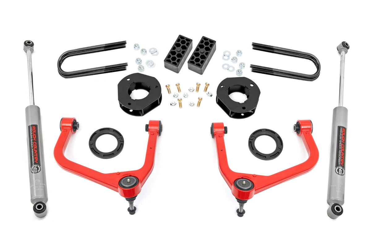 25-26 Chevy Silverado 1500 2WD/4WD 3.5 Inch Lift Kit - Rough Country