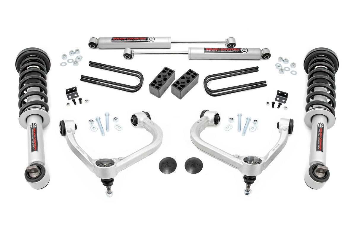 21-26 Ford F-150 4WD 3 Inch Lift Kit | Forged UCA - Rough Country