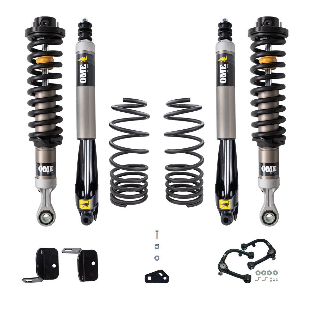 Old Man Emu 24-UP Lexus/Toyota GX550/Land Cruiser MT64 w/ Upper Control Arms 3"/2" Medium Front Load Lift Kit