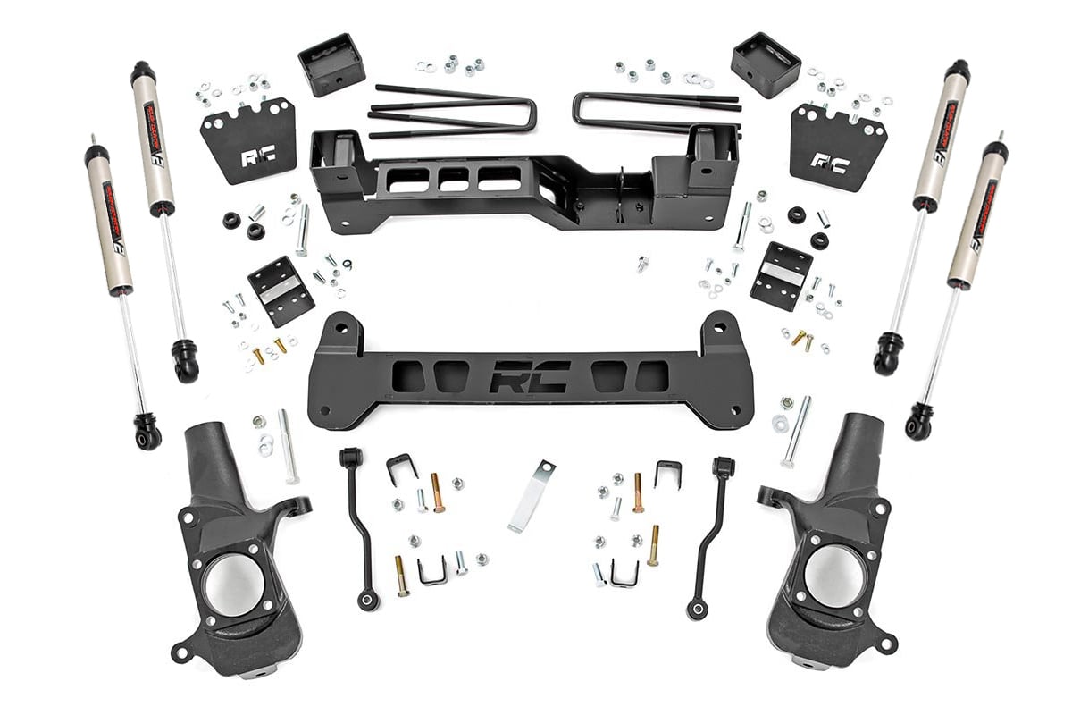 01-10 Chevy Silverado & GMC Sierra 2500HD 2WD 6 Inch Lift Kit - Rough Country