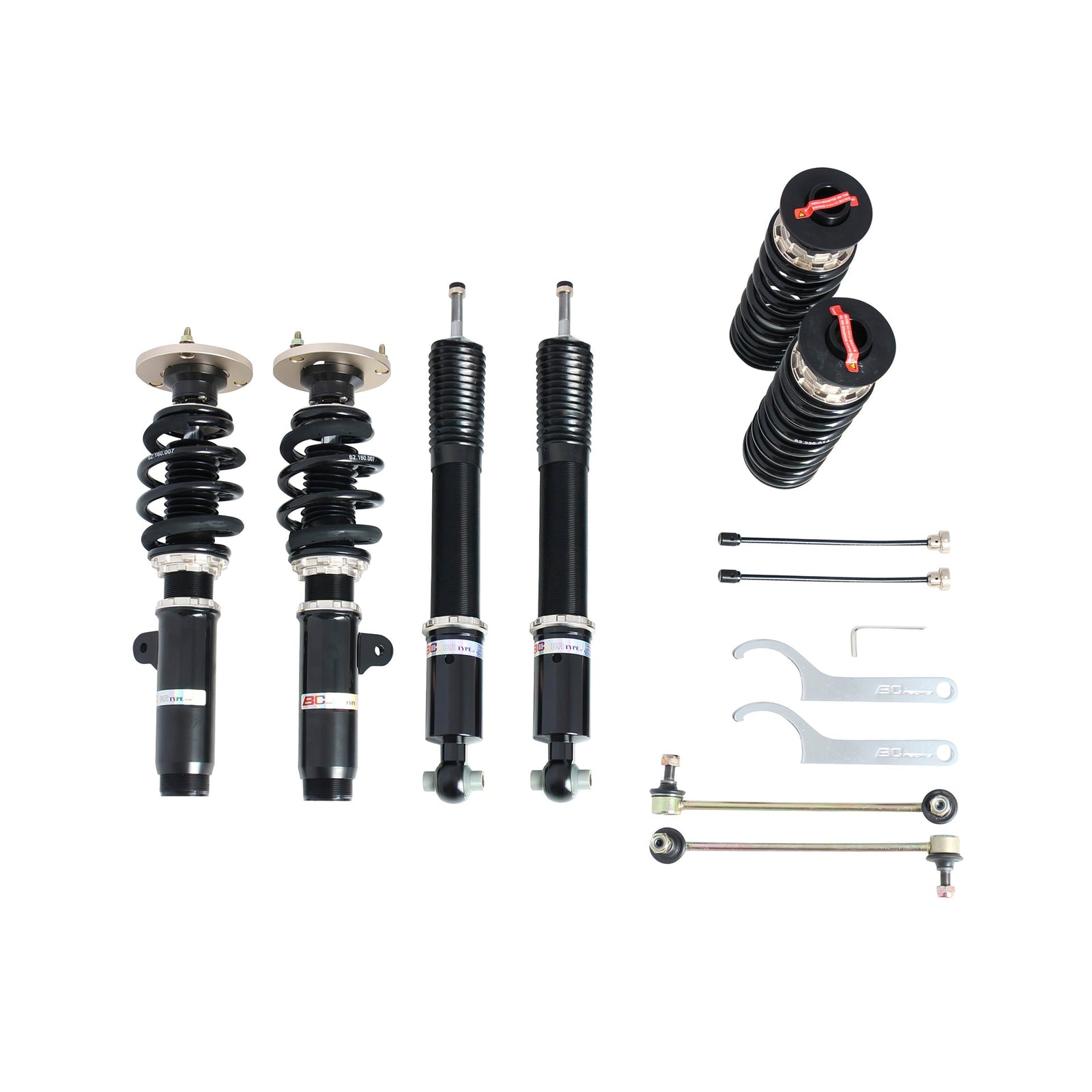 Go for gold with BC Racings DS Type coilovers for the 23+ BMW M2 RWD.  Digressive valving for increased perforrmance.