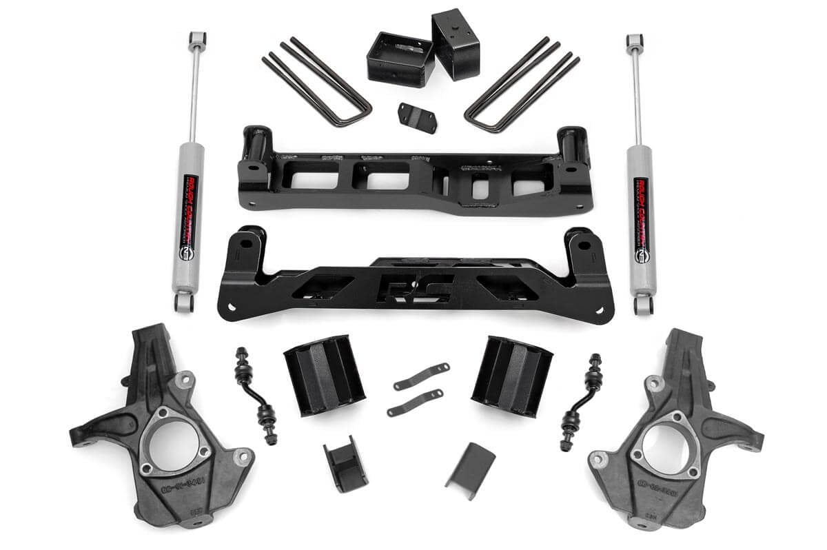 14-17 Chevy/GMC 1500 2WD 5 Inch Lift Kit - Rough Country
