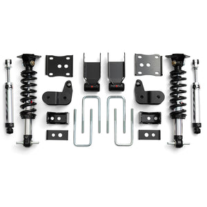 QA1 F-150 Lowering Kit | 2021-2026 Ford F-150 - 3"/4" Drop, Single Adjustable, 2WD, W/ Spindles
