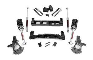 07-13 Chevy Silverado & GMC Sierra 1500 2WD 5 Inch Lift Kit | High-Clearance Crossmember - Rough Country