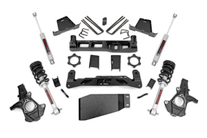 07-13 Chevy Silverado & GMC Sierra 1500 4WD 7.5 Inch Lift Kit - Rough Country