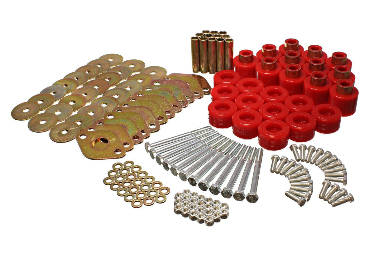 07-UP Jeep Wrangler Energy Suspension 1 in. Lift Body Mount Set