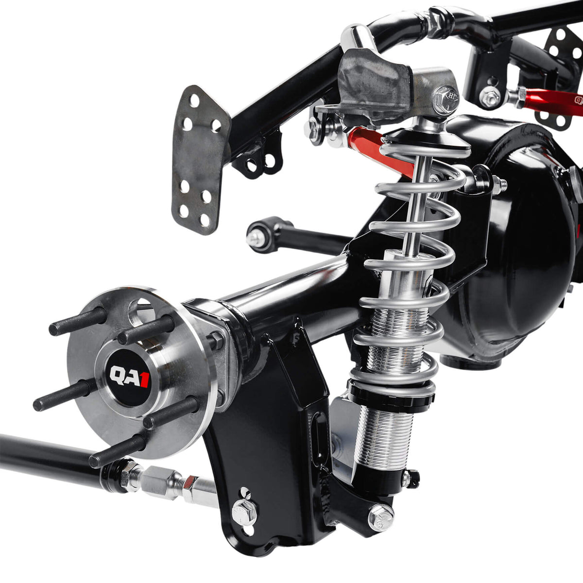 QA1 Four Link and Axle | 1970-1981 Chevrolet Camaro - Double Adjustable, 170 lb/in Spring, OE Width 9" Housing
