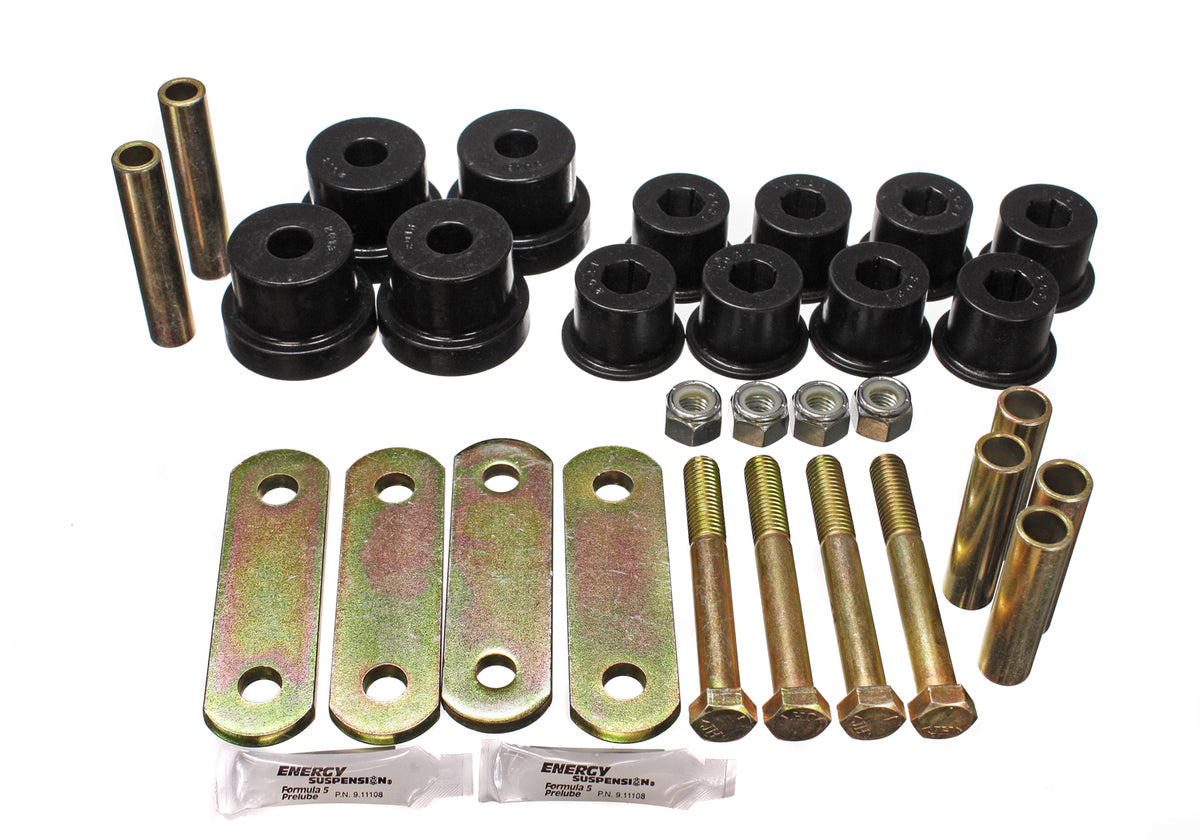 67-69 Chevrolet Camaro Energy Suspension Incl. Spring Bushings / Shackle Bushings / Hardware Heavy Duty Shackle Set