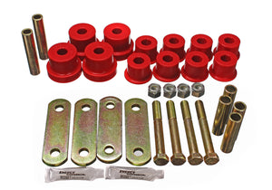 67-69 Chevrolet Camaro Energy Suspension Incl. Spring Bushings / Shackle Bushings / Hardware Heavy Duty Shackle Set
