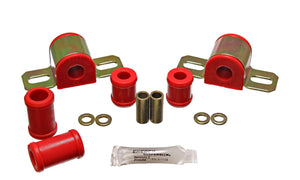 67-81 Chevrolet Camaro Rear Energy Suspension Red; 2 Bolt Clamp Style; Bar Dia. 5/8 in.; Performance Polyurethane Sway Bar Bushing Set