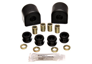 84-96 Chevrolet Corvette Rear Energy Suspension Red; Bar Dia. 19mm; Reuse Original Brackets; Performance Polyurethane Sway Bar Bushing Set