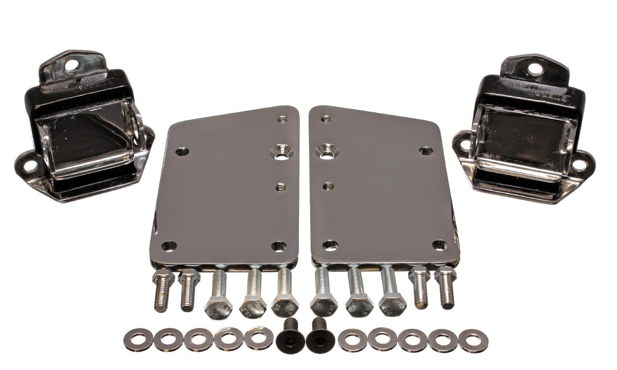 63-82 Chevrolet Models Energy Suspension Incl. PN 3.1115 Short And Wide Mount GM LS Series Motor Mount Conversion Kit