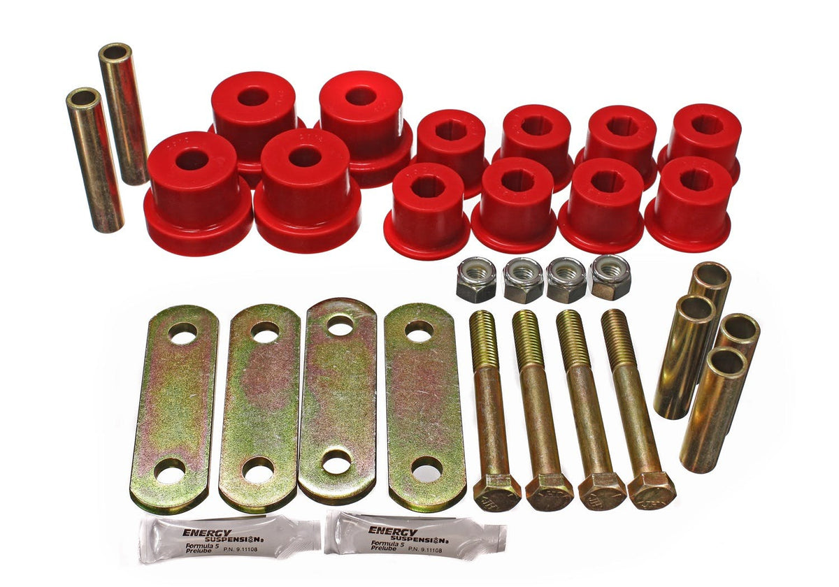 67-81 Chevrolet Camaro Energy Suspension Incl. Spring Bushings / Shackle Bushings / Hardware Heavy Duty Shackle Set