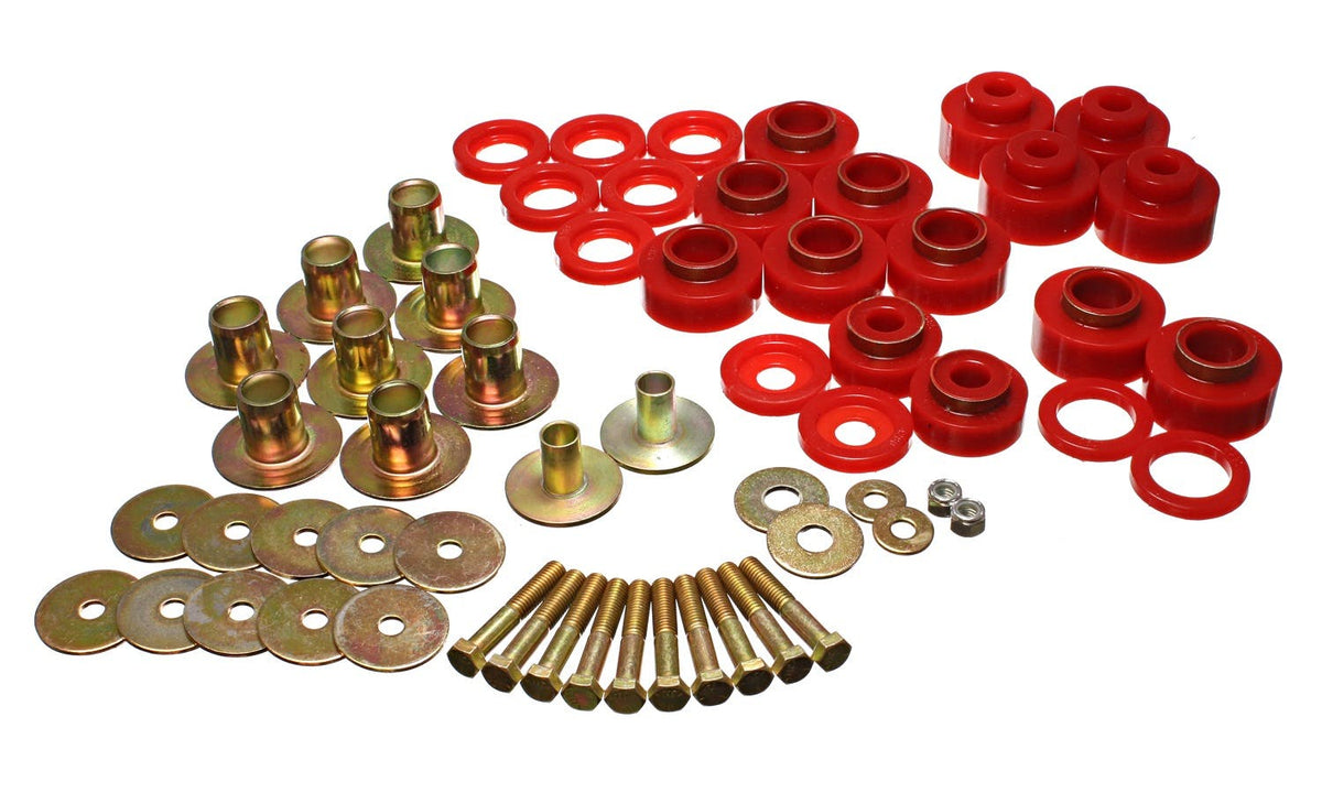 64-72 Chevrolet Chevelle Energy Suspension Includes Hardware Body Mount Set