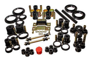 79-93 Ford Mustang Energy Suspension Incl.F / R Cntl.Arm Bush. Hyper-Flex System