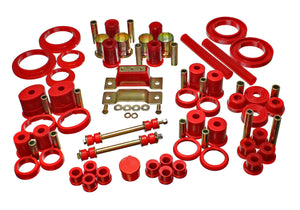 79-93 Ford Mustang Energy Suspension Incl.F / R Cntl.Arm Bush. Hyper-Flex System