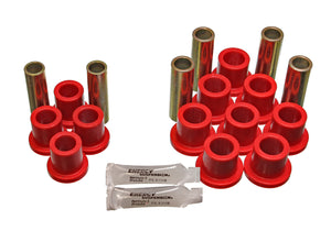 65-77 Ford Bronco/F-100 4WD Rear Energy Suspension Leaf Spring Bushing Set