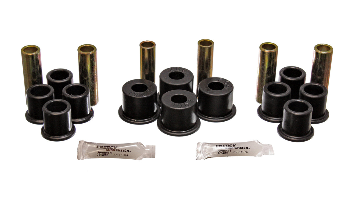 75-96 Ford Bronco II/F-100/F-150/Ranger Rear Energy Suspension Complete Spring And Shackle Set Leaf Spring Bushing Set