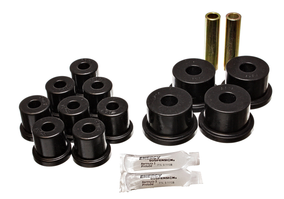 64-73 Ford Mustang Rear Energy Suspension w/9/16 in. Shackle Bolts Leaf Spring Bushing Set