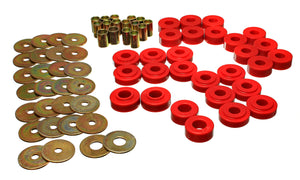 61-96 Ford Bronco/F-100/F-150/F-250 Rear Energy Suspension Frame Shackle Bushings Leaf Spring Bushing Set