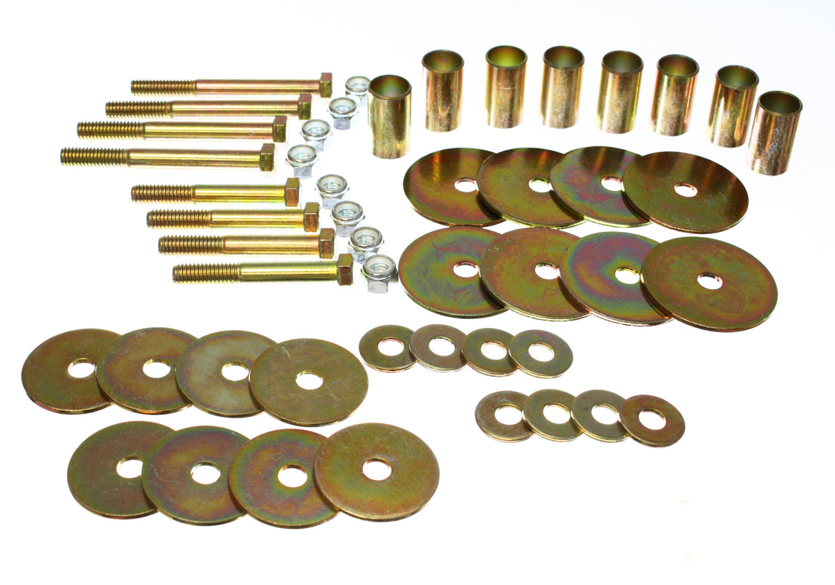 66-77 Ford Bronco Energy Suspension Body Mount Hardware