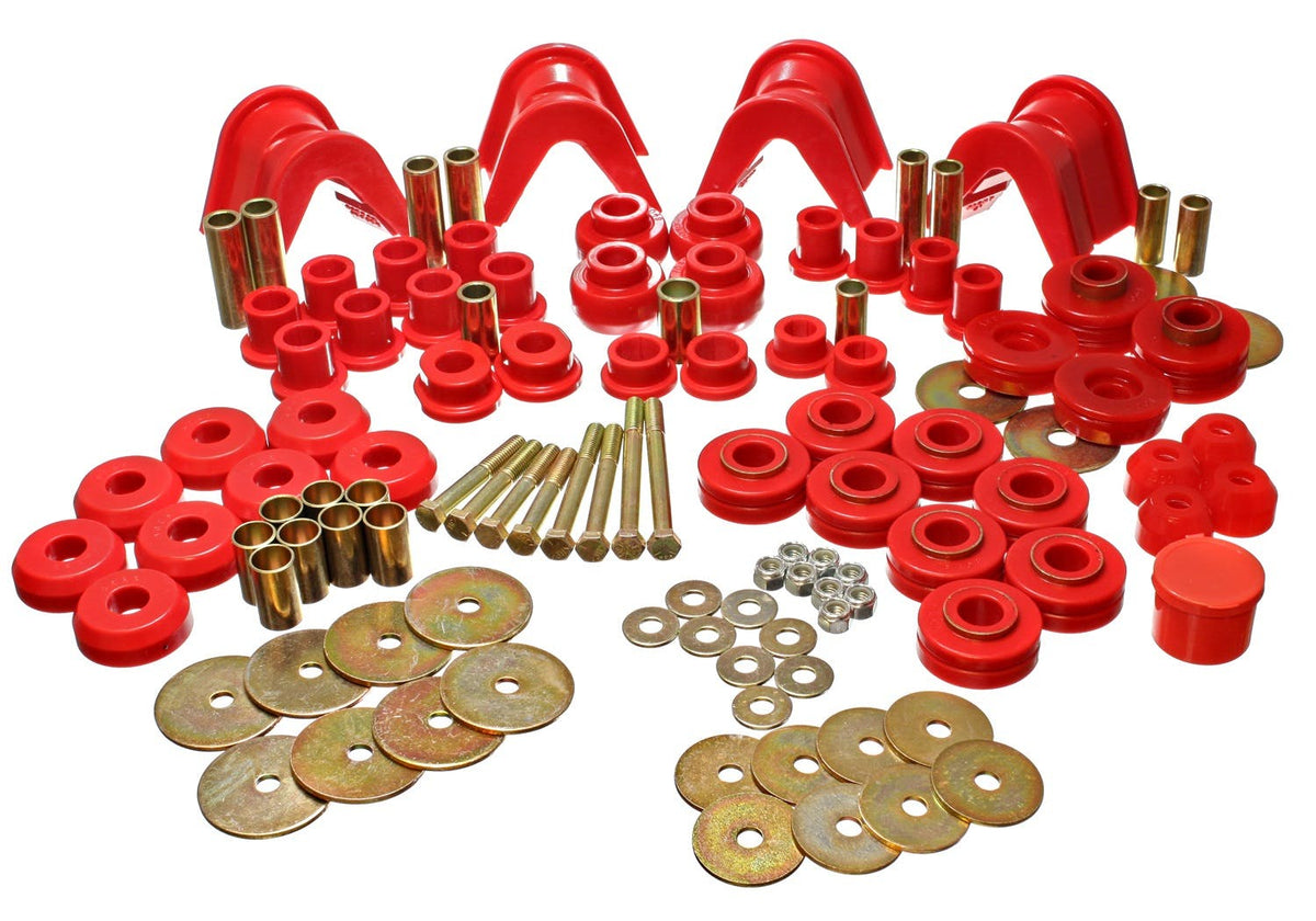 66-77 Ford Bronco 4WD Energy Suspension Incl. 4 Deg. C-Bushing Hyper-Flex System