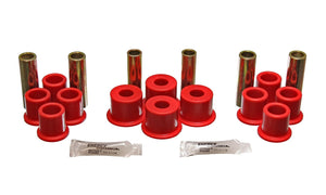 75-96 Ford Bronco II/F-100/F-150/Ranger Rear Energy Suspension Complete Spring And Shackle Set Leaf Spring Bushing Set