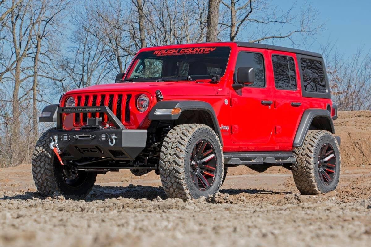 18-23 Jeep Wrangler JL 4WD 3.5 Inch Lift Kit | C/A Drop | 2-Door - Rough Country
