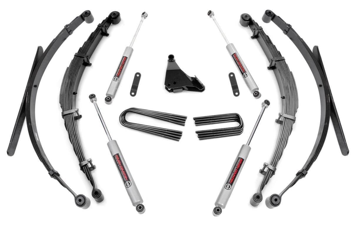 99-04 Ford F-250/F-350 Super Duty 4WD 4 Inch Lift Kit | Rear Springs - Rough Country