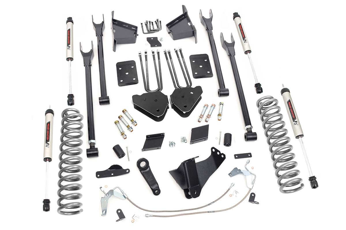 11-14 Ford F-250 Super Duty 4WD 6 Inch Lift Kit | 4 Link - Rough Country