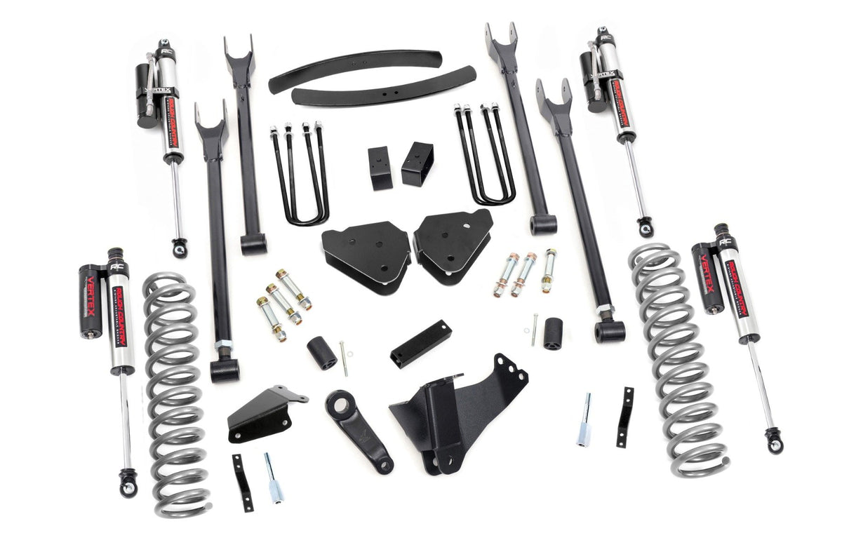 05-07 Ford F-250/F-350 Super Duty 4WD 6 Inch Lift Kit | 4 Link - Rough Country