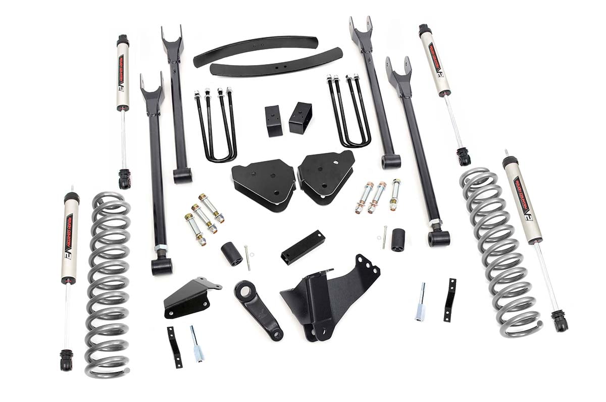05-07 Ford F-250/F-350 Super Duty 4WD 6 Inch Lift Kit | 4 Link - Rough Country