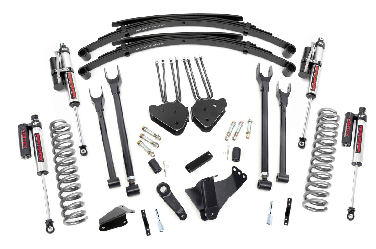 05-07 Ford F-250/F-350 Super Duty 4WD 8 Inch Lift Kit | 4 Link | RR Springs - Rough Country