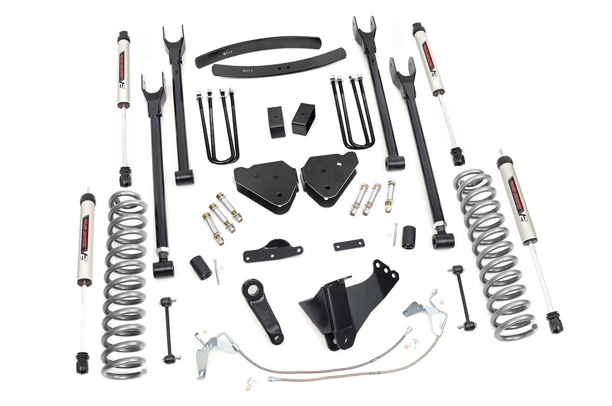 08-10 Ford F-250/F-350 Super Duty 4WD 6 Inch Lift Kit | 4 Link - Rough Country