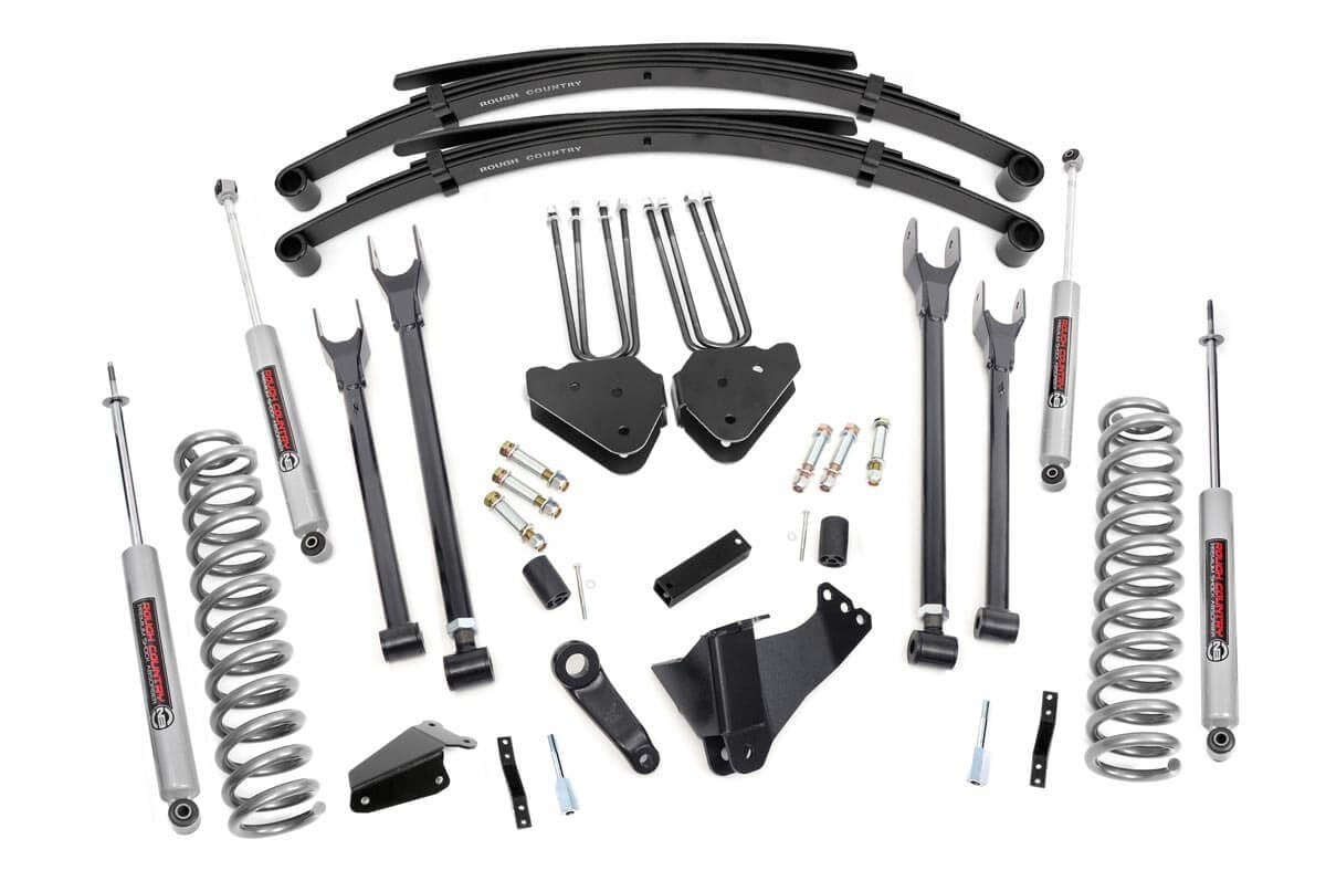 05-07 Ford F-250/F-350 Super Duty 4WD 8 Inch Lift Kit | 4 Link | RR Springs - Rough Country