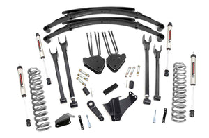 05-07 Ford F-250/F-350 Super Duty 4WD 8 Inch Lift Kit | 4 Link | RR Springs - Rough Country