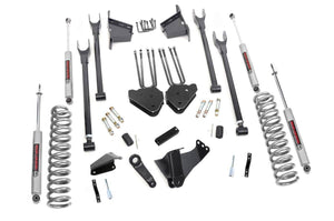 05-07 Ford F-250/F-350 Super Duty 4WD 8 Inch Lift Kit | 4 Link | Rear Blocks - Rough Country