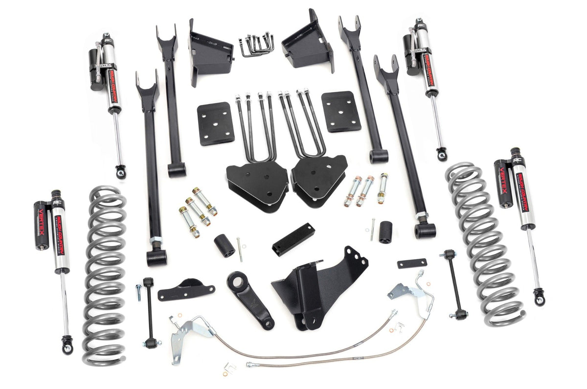 08-10 Ford F-250/F-350 Super Duty 4WD 8 Inch Lift Kit | 4 Link - Rough Country