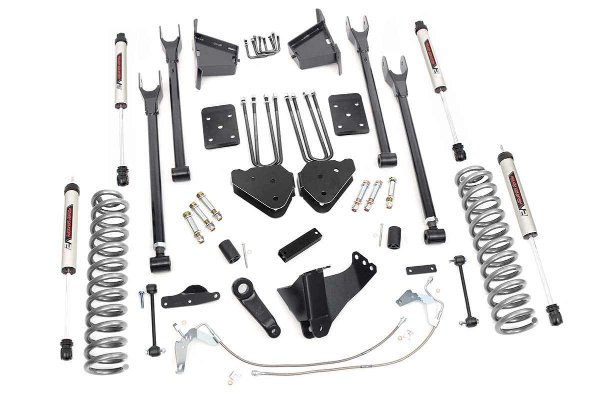 08-10 Ford F-250/F-350 Super Duty 4WD 8 Inch Lift Kit | 4 Link - Rough Country