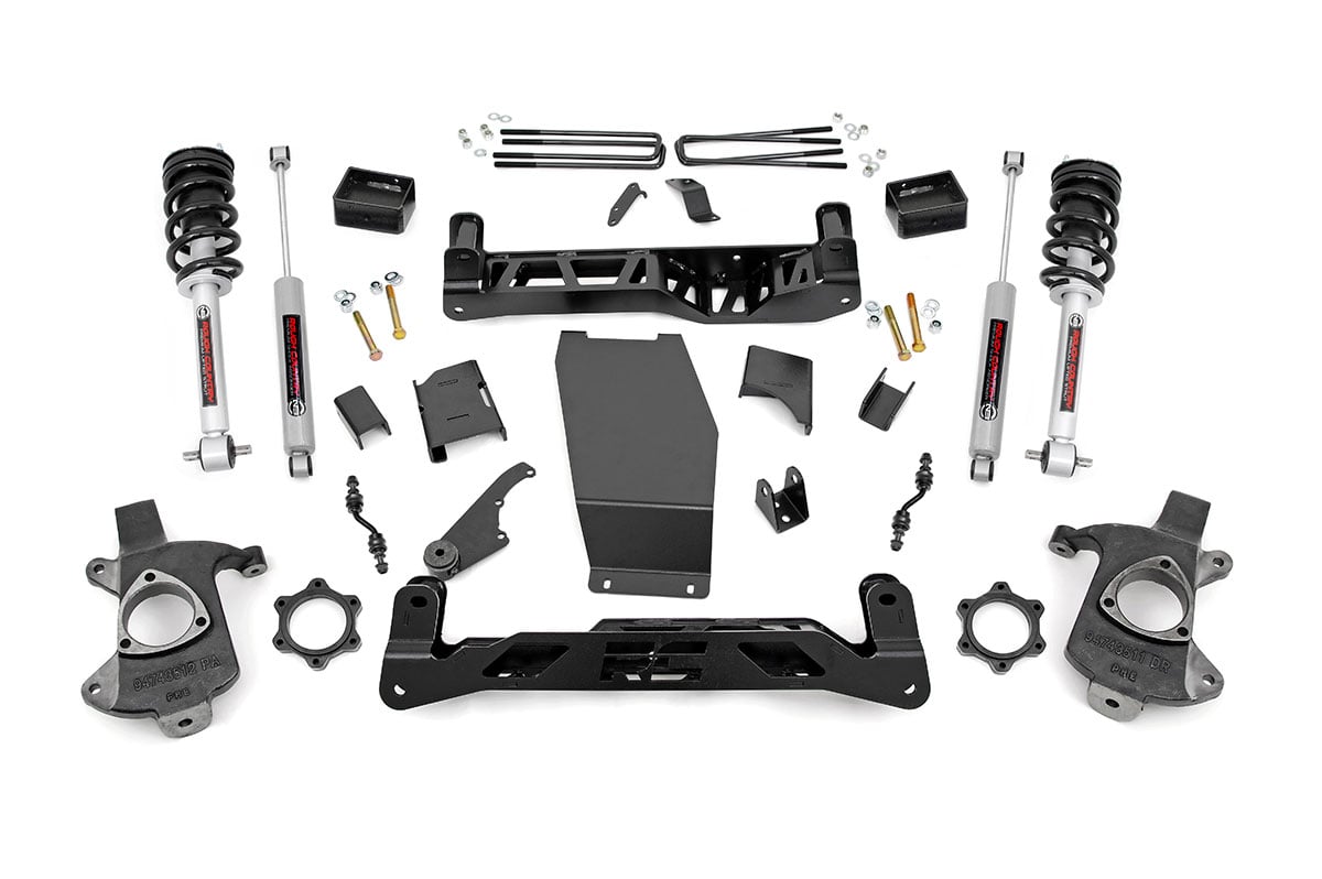 14-18 & Classic Chevy/GMC 1500 4WD 5 Inch Lift Kit - Rough Country