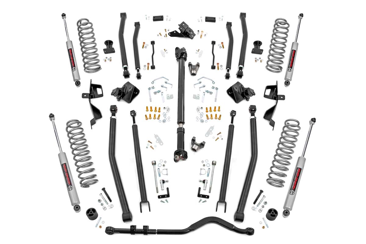 18-23 Jeep Wrangler Unlimited 4WD 6 Inch Lift Kit | Long Arm - Rough Country