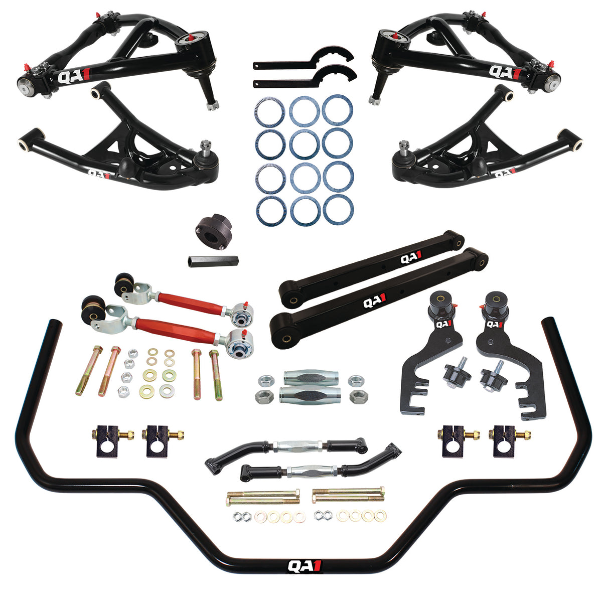 QA1 Drag Suspension Kit | 1965-1967 Buick Gran Sport - Level 2, W/O Shocks