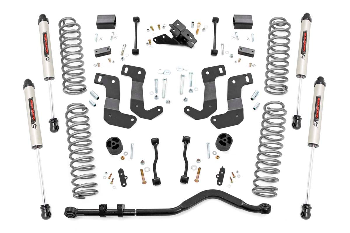 18-23 Jeep Wrangler Unlimited 4WD 3.5 Inch Lift Kit | C/A Drop - Rough Country