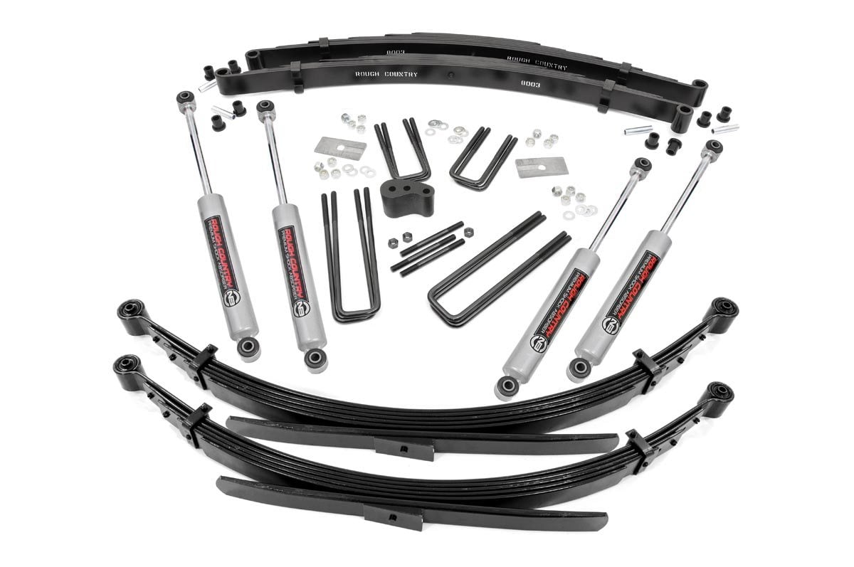 74-77 Dodge/Plymouth Ramcharger/Trailduster 4 Inch Lift Kit | RR Springs - Rough Country