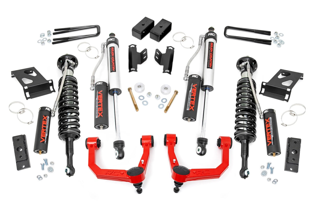 05-23 Toyota Tacoma 2WD/4WD 3.5 Inch Lift Kit w/ Rear Blocks - Rough Country